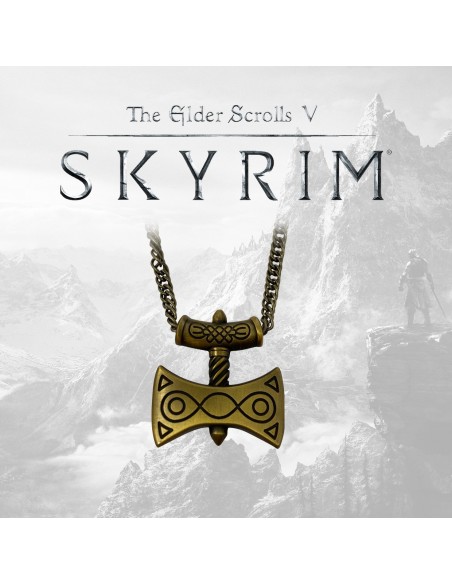 -16261-Merchandising - The Elder Scrolls V: Skyrim Replica Amulet of Talos Limited Edition Unisex Necklace-5060662463549