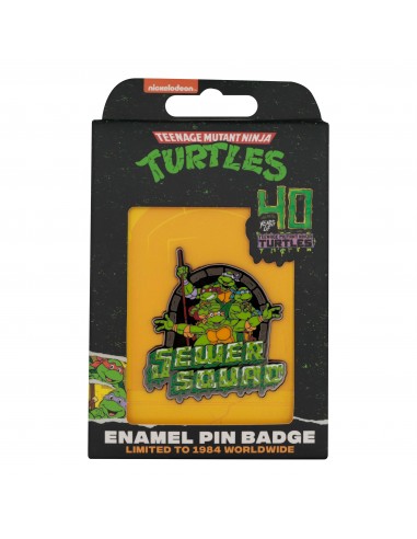 16259-Merchandising - Teenage Mutant Ninja Turtles Limited Edition 40th Anniversary Pin Badge-5060948293792