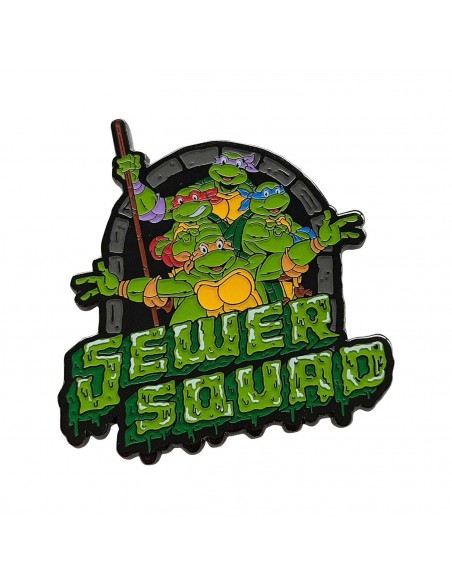 -16259-Merchandising - Teenage Mutant Ninja Turtles Limited Edition 40th Anniversary Pin Badge-5060948293792