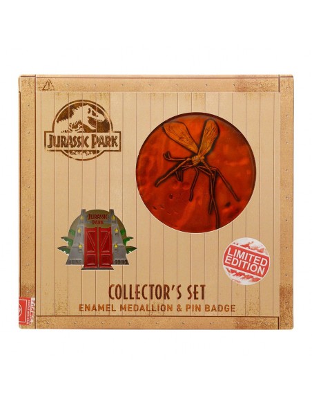 -16257-Merchandising - Jurassic Park Medallion and Pin Set-5060948294201