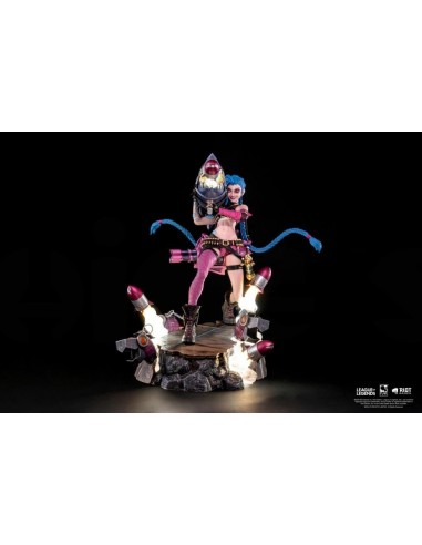 16347-Merchandising - Jinx Estatua Resina 1/6 Scale Statue League of Legends-0713929407385