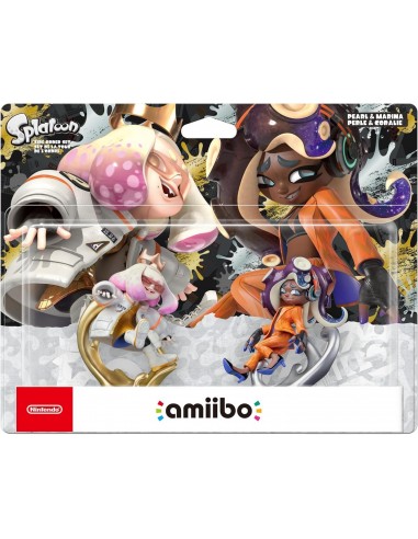 15504-Amiibos - Figura Amiibo 2 en 1 Pearl & Marina (serie Splatoon)-0045496381202