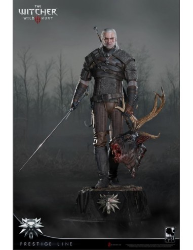 16460-Merchandising - Geralt Of Rivia Estatua Resina 110 cm Scale 1/2 Prestige Line The Witcher 3-0713929404889