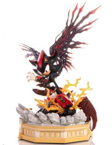 16485-Figuras - Figura Shadow Evolved Estatua Resina Sonic X Shadow Generations 58 cm-5060316627983