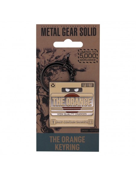 -16536-Merchandising - Llavero Caja Metal Gear Solid 2 Key Ring-5060948293587