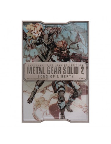 16540-Merchandising - Placa Metal Gear Solid 2 Raiden Ingot-5060948294799