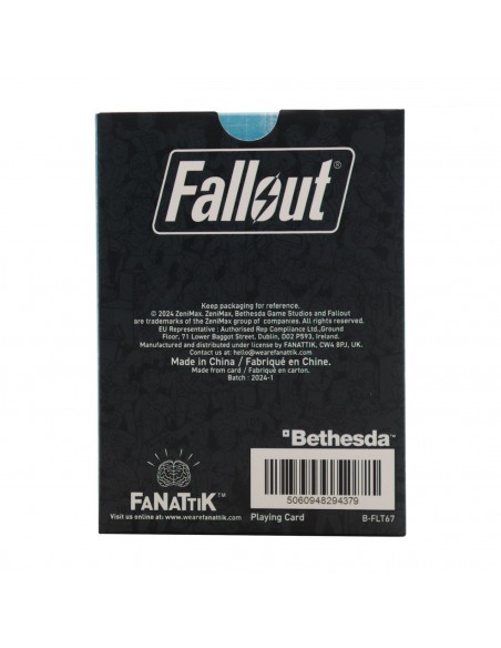 -16723-Merchandising - Baraja de Cartas Set 12 unidades Fallout Playing Cards Display -5060948296243