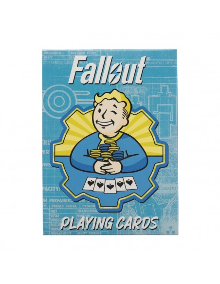 -16723-Merchandising - Baraja de Cartas Set 12 unidades Fallout Playing Cards Display -5060948296243