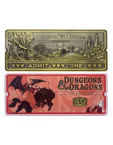 16777-Merchandising - Dungeons & Dragons: The Cartoon 40th Anniversary Rollercoaster Ticket-5060948290760