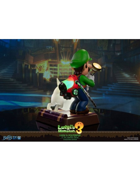 -4764-Figuras - Figura Luigi & Polterpup Estatua PVC Luigi's Masion 3 23 cm (Collector's Edition)-5060316622438